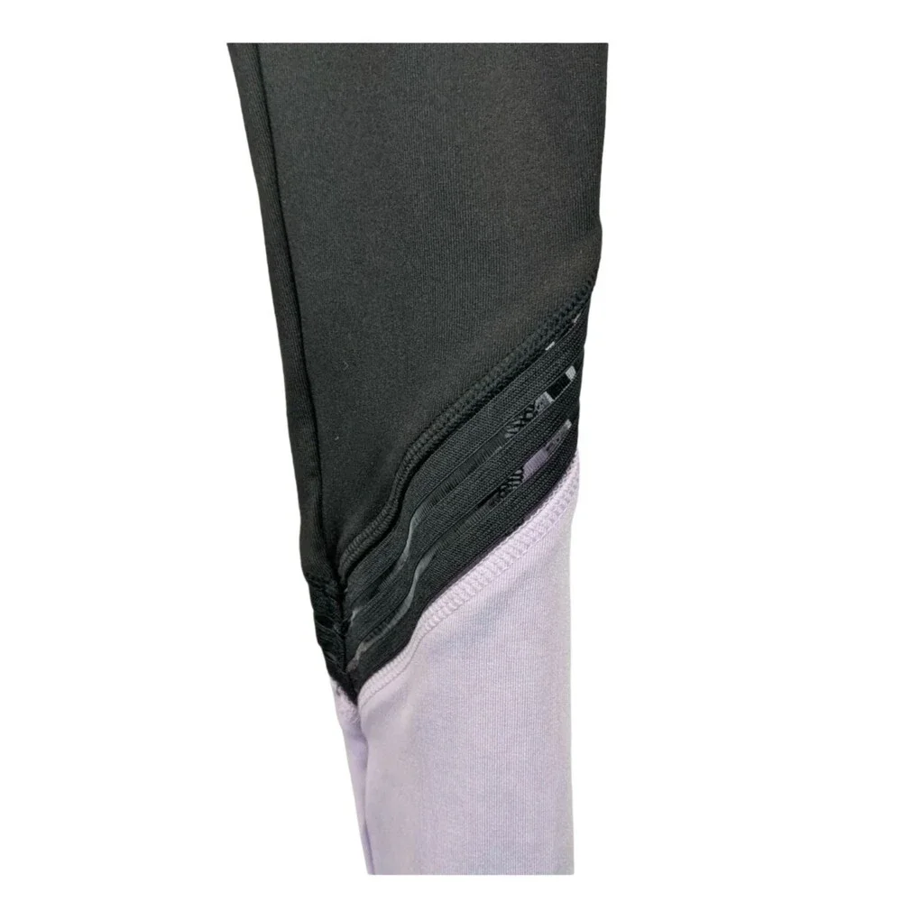 Justice Active Legging Girls Size 10 Athleisure Athletic Yoga Black Purple